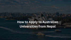 How to Apply to Australian Universities from Nepal